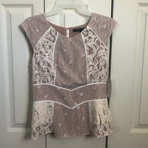 BCBG LACE TOP